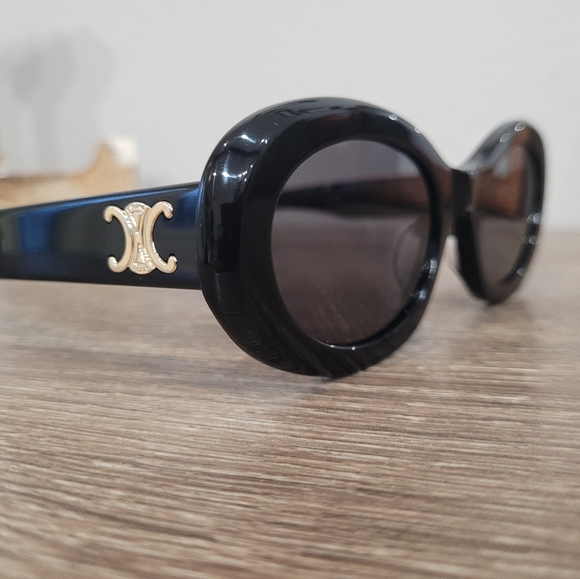 CELINE TRIOMPHE OVAL SUNGLASSES - Picture 9 of 12